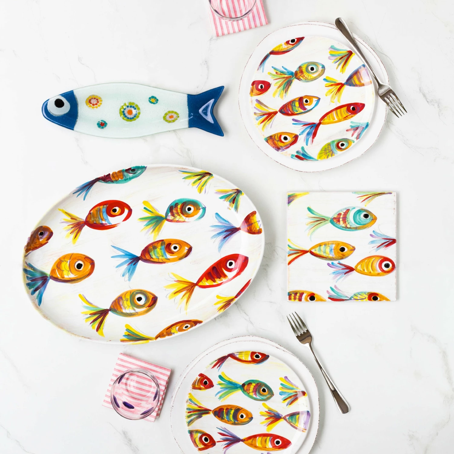 New ๐ VIETRI Pesci Colorati Trivet ๐ฅ 3 New ๐ VIETRI Pesci Colorati Trivet ๐ฅ - Image 3