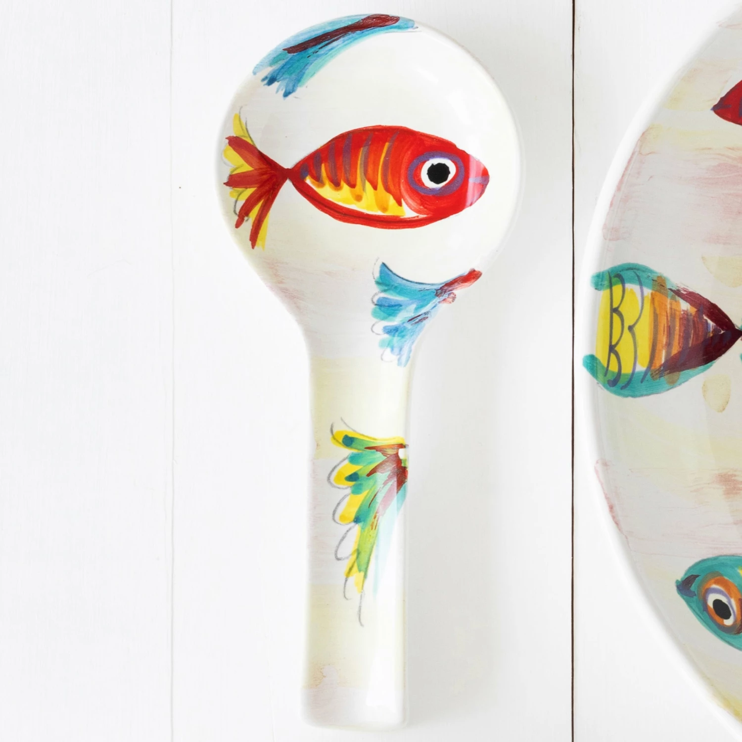 Cheapest ๐ VIETRI Pesci Colorati Spoon Rest ๐ฏ 3 Cheapest ๐ VIETRI Pesci Colorati Spoon Rest ๐ฏ - Image 3