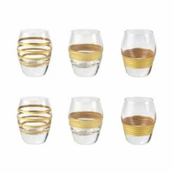 Hot Sale 🎉 VIETRI Raffaello Assorted Liquor Glasses - Set of 6 🎁