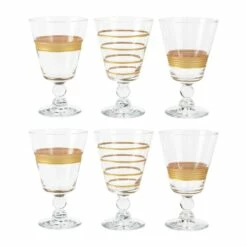 Hot Sale ⭐ VIETRI Raffaello Assorted Aperitivo Glasses - Set of 6 👏