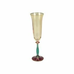 Coupon 🛒 VIETRI Regalia Deco Purple Champagne Glass 🔥