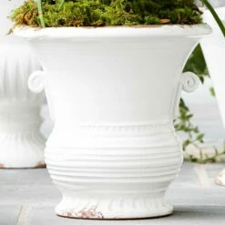 Deals โ๏ธ VIETRI Rustic Garden White Medium Flair Planter ๐ 7 Deals โ๏ธ VIETRI Rustic Garden White Medium Flair Planter ๐ -Tabletop Elegant shop RGA 89092W LSALT 2
