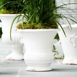 Deals โ๏ธ VIETRI Rustic Garden White Medium Flair Planter ๐ 9 Deals โ๏ธ VIETRI Rustic Garden White Medium Flair Planter ๐ -Tabletop Elegant shop RGA 89092W LSALT 4