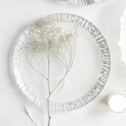 Brand new 🎁 VIETRI Rufolo Glass Platinum Dinner Plate 😉 -Tabletop Elegant shop RUF 5200P 3