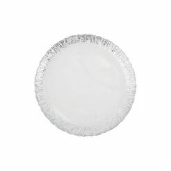 Buy ⌛ VIETRI Rufolo Glass Platinum Salad Plate 🛒