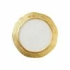 Buy 👍 VIETRI Rufolo Glass Gold Organic Salad Plate 👍