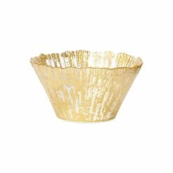 Best reviews of 🎉 VIETRI Rufolo Glass Gold Small Deep Bowl ✔️