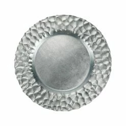 Flash Sale 😀 VIETRI Rufolo Glass Platinum Honeycomb Service Plate/Charger 👏