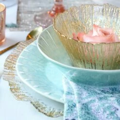 Promo 🔔 VIETRI Rufolo Glass Gold Service Plate/Charger ⭐ -Tabletop Elegant shop RUF 5221 LSALT 10