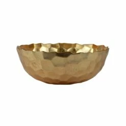Buy 🔥 VIETRI Rufolo Glass Gold Honeycomb Large Bowl 😀