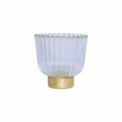 Brand new 🤩 VIETRI Rufolo Glass Gold Antique Votive 🤩