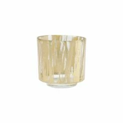 Cheap ⌛ VIETRI Rufolo Glass Gold Brushstroke Votive 🎁