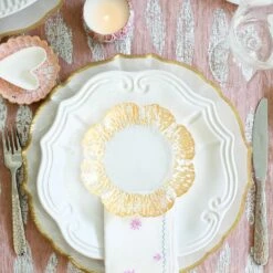 Best deal 😀 VIETRI Rufolo Glass Gold Canape Plate 🤩 -Tabletop Elegant shop RUF 5270 LSALT 7