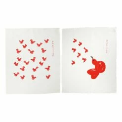 Wholesale 🥰 VIETRI Siciliano Linens Red Bird Dish Towels - Set of 2 ❤️