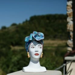 Coupon 🔔 VIETRI Sicilian Heads Silk Scarf Head 🎁 -Tabletop Elegant shop SCY 9300 5