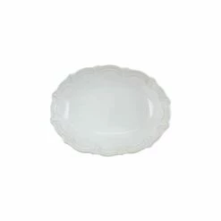 Deals 👏 VIETRI Incanto Stone White Lace Small Oval Bowl 😀