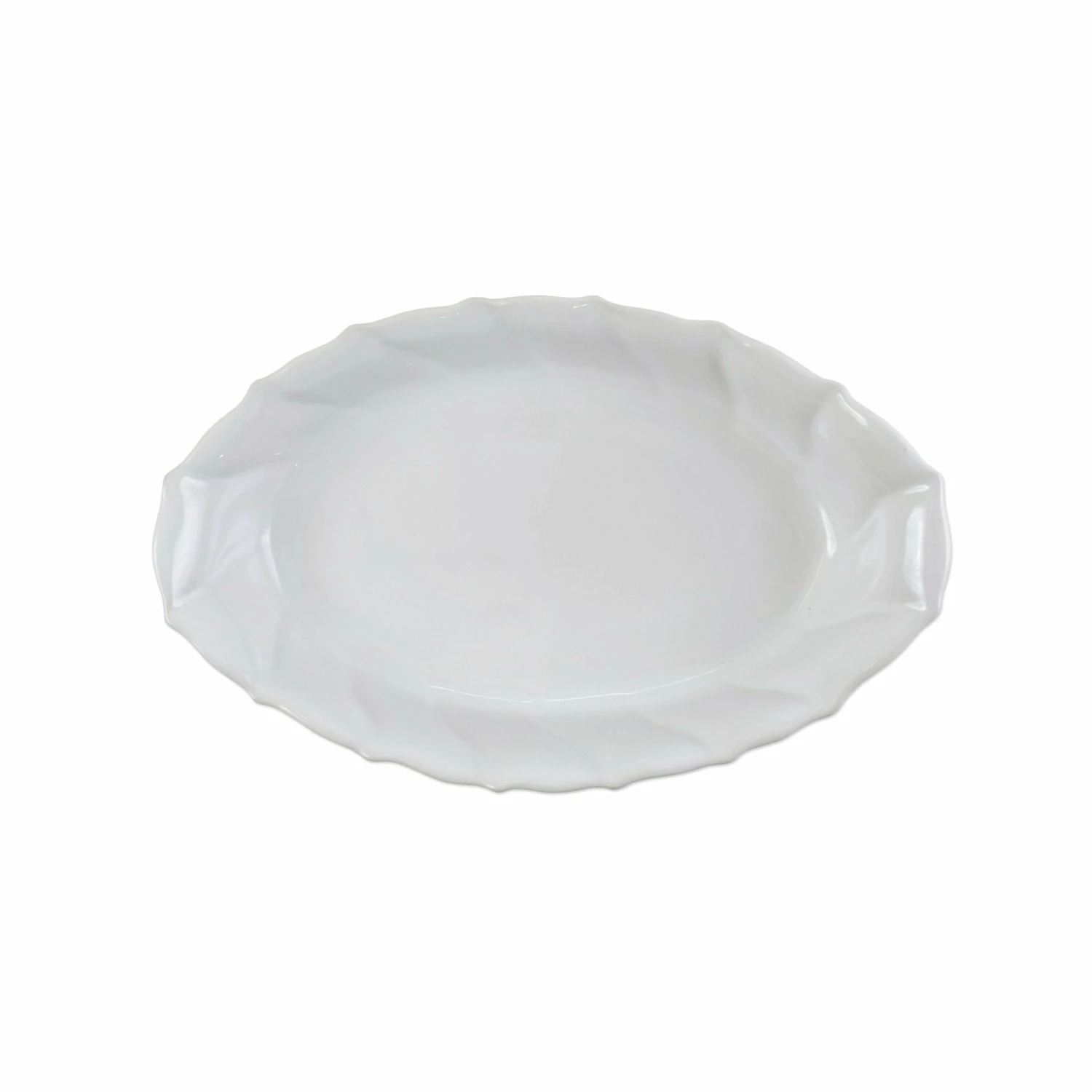 Promo ๐ VIETRI Incanto Stone White Ruffle Handled Oval Baker โญ 2 Promo ๐ VIETRI Incanto Stone White Ruffle Handled Oval Baker โญ - Image 2