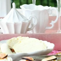 Budget 🎁 VIETRI Incanto Stone White Scallop Creamer 👏 -Tabletop Elegant shop SINC W1113 2100 web4