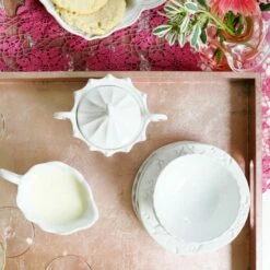 Budget 🎁 VIETRI Incanto Stone White Scallop Creamer 👏 -Tabletop Elegant shop SINC W1113 LSALT 2