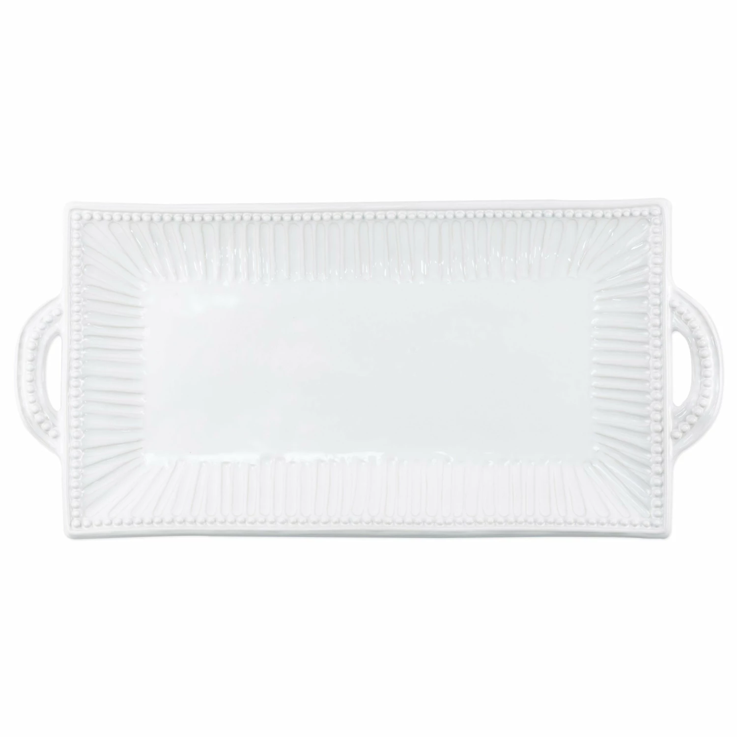 Top 10 🛒 VIETRI Incanto Stone White Stripe Rectangular Handled Platter 🎉 1 Top 10 🛒 VIETRI Incanto Stone White Stripe Rectangular Handled Platter 🎉