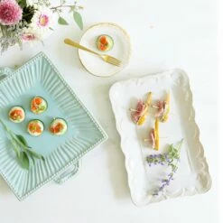 Cheap 🛒 VIETRI Incanto Stone Lace Small Rectangular Platter 🧨 -Tabletop Elegant shop SINC W1127 LSALT 2