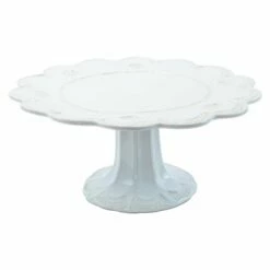 Deals 👏 VIETRI Incanto Stone White Lace Large Cake Stand 🤩