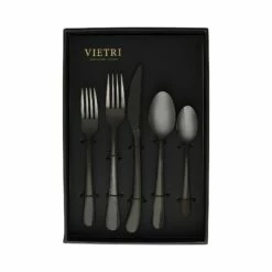 Cheap 🤩 VIETRI Settimocielo Nero Five-Piece Place Setting – Set of 4 🥰