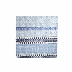 Cheap 🎁 Viva by VIETRI Bohemian Linens Blue Napkins - Set of 4 ⭐