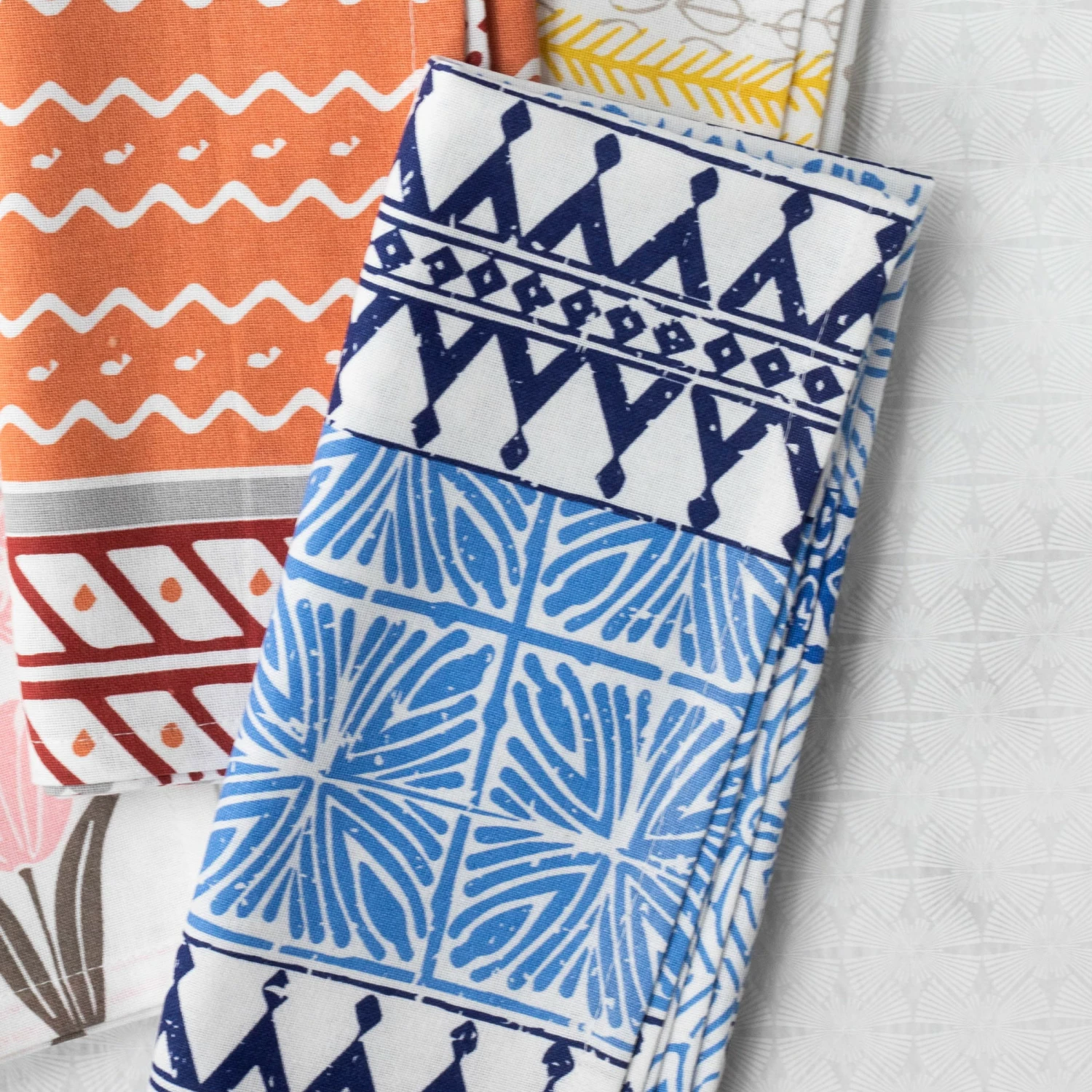 Cheap ๐ Viva by VIETRI Bohemian Linens Blue Napkins - Set of 4 โญ 3 Cheap ๐ Viva by VIETRI Bohemian Linens Blue Napkins - Set of 4 โญ - Image 3