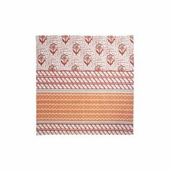 Best reviews of 🎉 Viva by VIETRI Bohemian Linens Gray/Orange Napkins - Set of 4 ✨