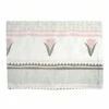 Wholesale 🔔 Viva by VIETRI Bohemian Linens Gray/Pink Reversible Placemats - Set of 4 😀