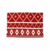 Hot Sale ✨ Viva by VIETRI Bohemian Linens Holiday Red Reversible Placemats - Set of 4 🎉