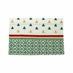 Brand new 🔥 Viva by VIETRI Bohemian Linens Tree Green/Gold Reversible Placemats - Set of 4 🌟