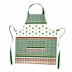 Best deal 😍 Viva by VIETRI Bohemian Linens Tree Green/Gold Apron 🌟