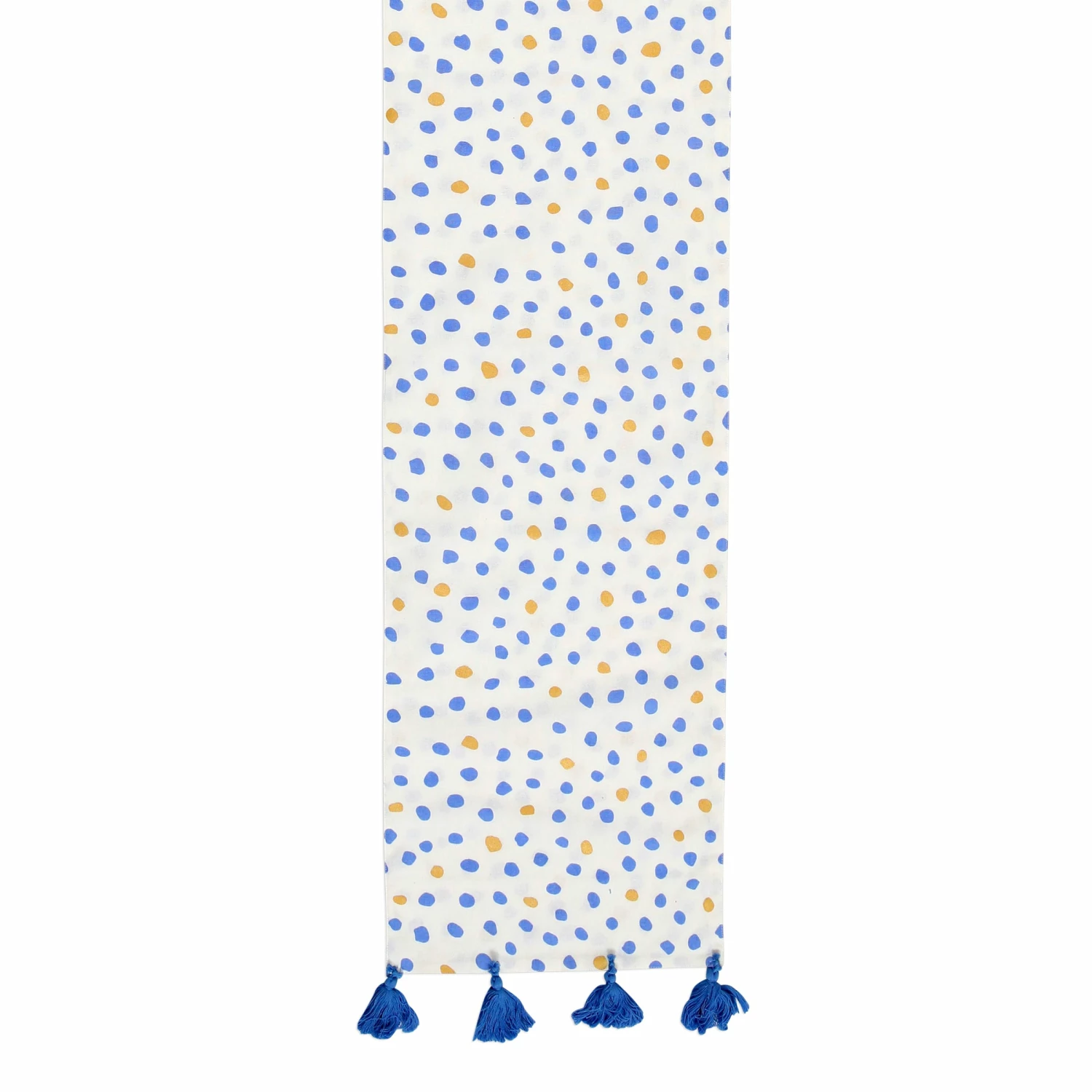 Flash Sale ๐ Viva by VIETRI Bohemian Linens Dot Blue/Gold Runner โญ 2 Flash Sale ๐ Viva by VIETRI Bohemian Linens Dot Blue/Gold Runner โญ - Image 2