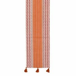 Best Sale ๐ฅ Viva by VIETRI Bohemian Linens Gray/Orange Runner โค๏ธ 7 Best Sale ๐ฅ Viva by VIETRI Bohemian Linens Gray/Orange Runner โค๏ธ -Tabletop Elegant shop VBOH 007004GO 4