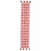 Best reviews of 😀 Viva by VIETRI Bohemian Linens Plaid Red/White Runner 👍