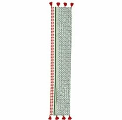 Brand new 😍 Viva by VIETRI Bohemian Linens Tree Green/Gold Runner 🧨