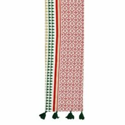 Best deal 🛒 Viva by VIETRI Bohemian Linens Tree Red/Gold Runner 🎉 -Tabletop Elegant shop VBOH 007004TR 3