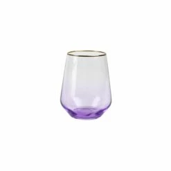 Best reviews of 🎁 Viva by VIETRI Rainbow Stemless Wine Glass 🥰 -Tabletop Elegant shop VBOW A52121 1 59d57964 83d6 44e2 8615 8328afb596a7