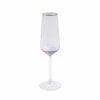 New ⌛ Viva by VIETRI Rainbow Champagne Flute 😍