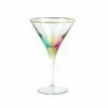 Hot Sale 🔥 Viva by VIETRI Rainbow Martini Glass ⭐