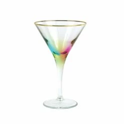 Hot Sale 🔥 Viva by VIETRI Rainbow Martini Glass ⭐