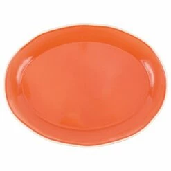 Flash Sale 😀 Viva by VIETRI Chroma Coral Oval Platter 😍