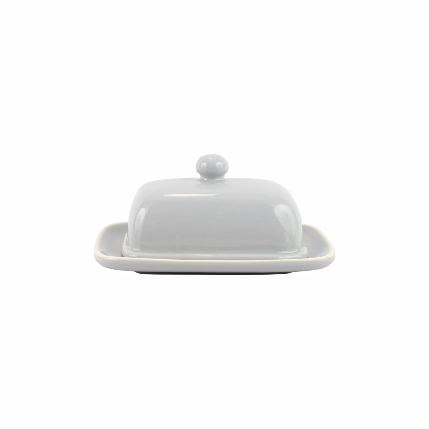 Hot Sale ๐ Viva by VIETRI Chroma Light Gray Butter Dish ๐ 1 Hot Sale ๐ Viva by VIETRI Chroma Light Gray Butter Dish ๐