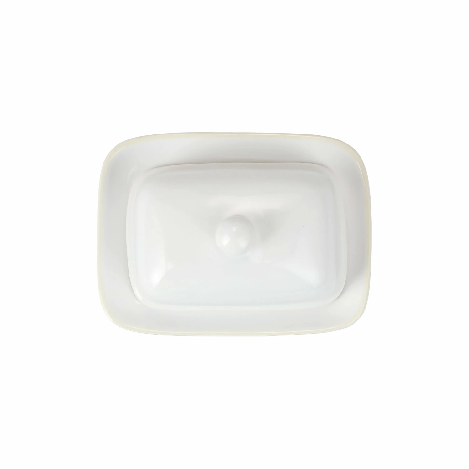 Wholesale โ Viva by VIETRI Chroma White Butter Dish ๐ 2 Wholesale โ Viva by VIETRI Chroma White Butter Dish ๐ - Image 2