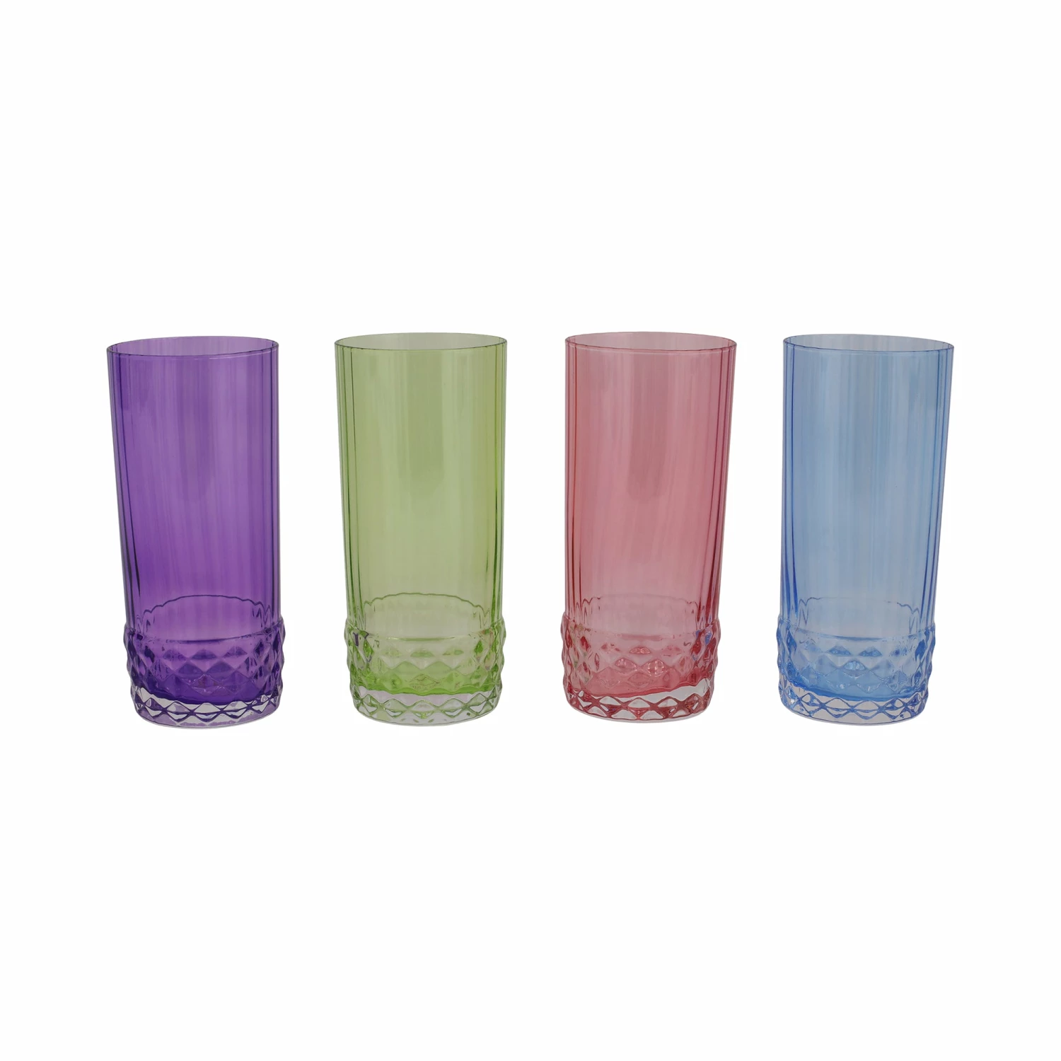 Promo ๐ viva by VIETRI Deco Assorted Tall Tumblers - Set of 4 ๐ 1 Promo ๐ viva by VIETRI Deco Assorted Tall Tumblers - Set of 4 ๐