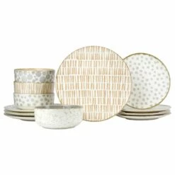 Buy ๐ Viva by VIETRI Earth Assorted 12-Piece Place Setting ๐