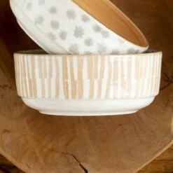 New ✔️ Viva by VIETRI Earth Bamboo Small Bowl 🥰 -Tabletop Elegant shop VETH 003006B 2100 web3