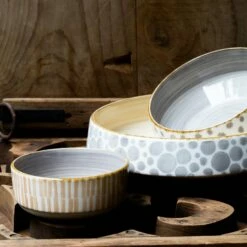 New ✔️ Viva by VIETRI Earth Bamboo Small Bowl 🥰 -Tabletop Elegant shop VETH 003006B LSALT 3